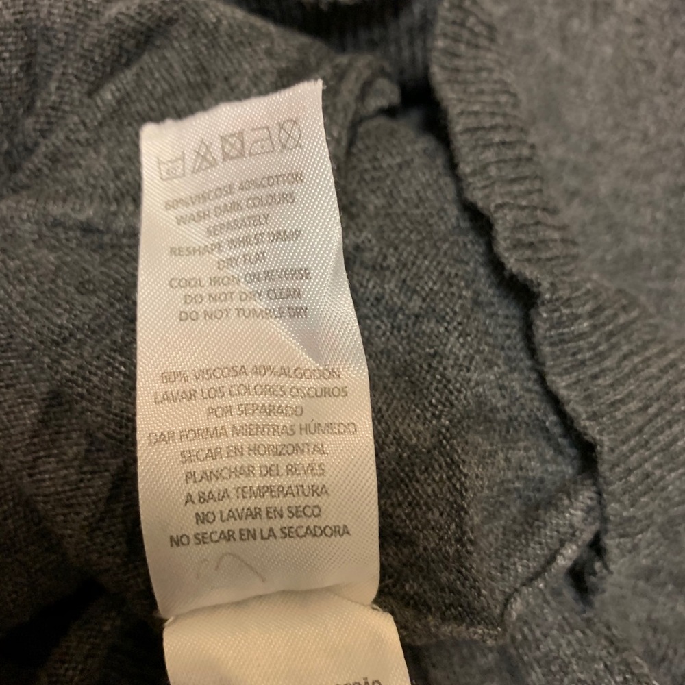 🦋 3/$9 Dark gray button up cardigan - Picture 4 of 4